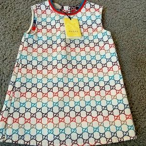 Toddler Gucci multi colored dress